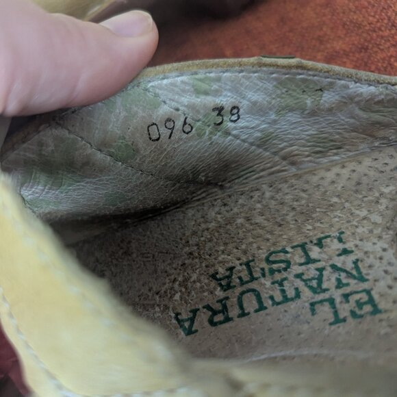 El Naturalista Mary Jane Yggdrasil Leather Stitch Embroidered Mule Chunky Boho - Picture 6 of 11